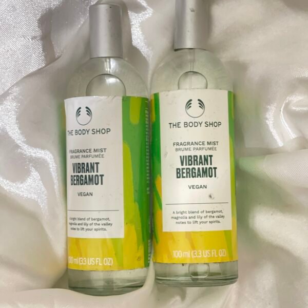 HE BODY SHOP FRAGRANCE MIST BRUME PARFUMÉE VIBRANT BERGAMOT